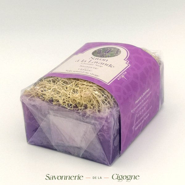 Savon à la Lavande avec Loofah 130g-1