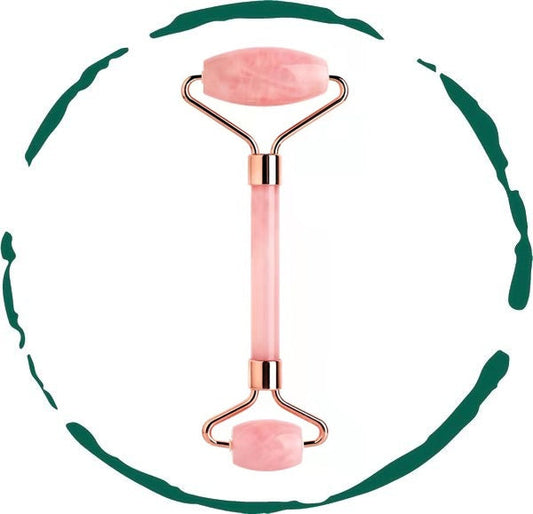 Rose Quartz Face Roller-0